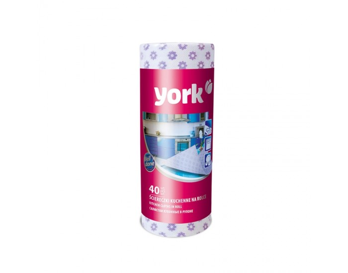York Домакинска кърпа, на ролка, 40 къса