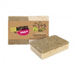 York Домакинска гъба Eco Natural, без канал, 2 броя - Curățenie și dezinfecție