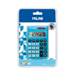 Milan Калкулатор Pocket, 8-разряден, в блистер, син - Calculatoare de birou