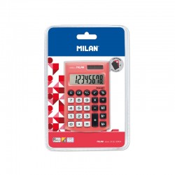 Milan Калкулатор Pocket, 8-разряден, в блистер, червен - Calculatoare de birou