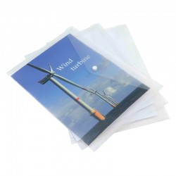 Rapesco Папка Eco, PP, с копче, A4, прозрачна - Papetărie
