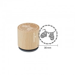 Colop Дисплей Woodies с печати Коледа, 25 броя, с включени 5 тампона, асорти - Papetărie