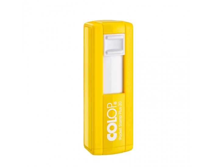 Colop Печат Pocket Stamp Plus 20, джобен, 14 x 38 mm, жълт
