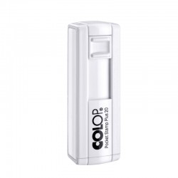 Colop Печат Pocket Stamp Plus 20, джобен, 14 x 38 mm, бял - Papetărie