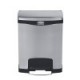 Rubbermaid Кош Slim Jim Front, метален, 30 L, черен