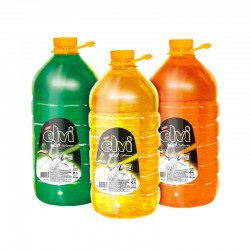 Elvi Препарат за миене на съдове Gel + Softener, лимон, 5 L - Curățenie și dezinfecție