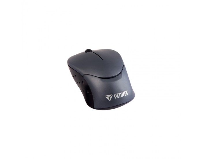 Yenkee Мишка 4010SG, мини, безжична, 1200 dpi, сива