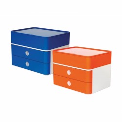 HAN Бокс Allison Smart-Box Plus, с 2 чекмеджета и органайзер, син - Comparare produse