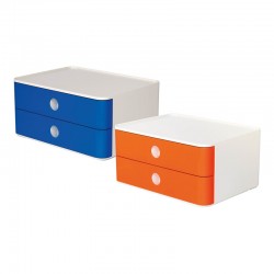 HAN Бокс Allison Smart-Box, с 2 чекмеджета, син - Comparare produse