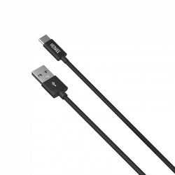 Yenkee Кабел 302 BK, USB-A Male към USB-C Male, 2 m, черен - Tehnică de birou