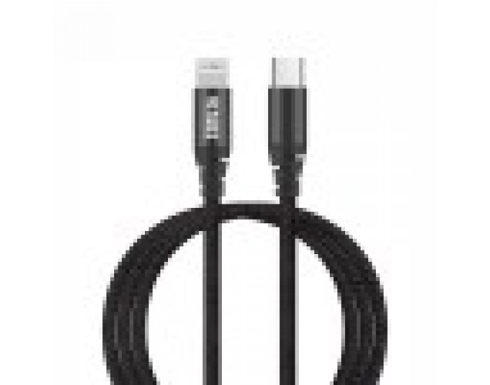 Yenkee Кабел 631 BK, USB-C Male към Lightning Male, 1 m, черен