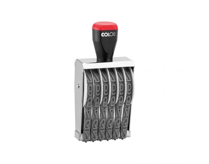 Colop Номератор 15006, с 6 цифри, 15 mm, ръчен