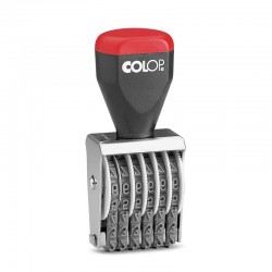 Colop Номератор 04006, с 6 цифри, 4 mm, ръчен, черен - Papetărie