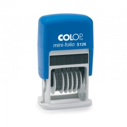 Colop Номератор S126, с 6 цифри, черен - Papetărie