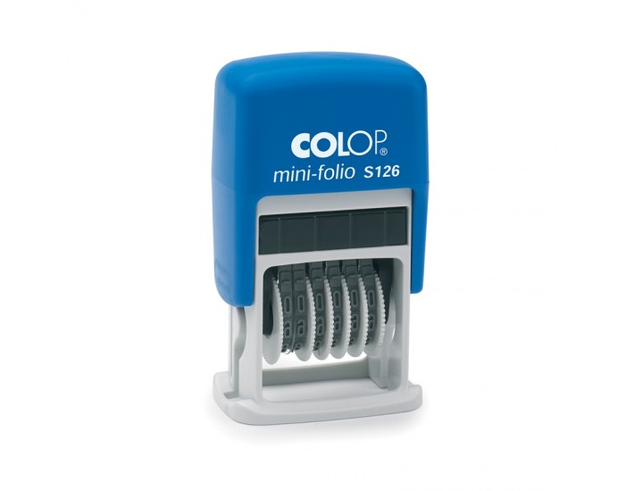Colop Номератор S126, с 6 цифри, черен