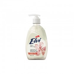 Elvi Течен сапун, с помпа, нежна страст, 400 ml, бял - Curățenie și dezinfecție