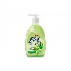 Elvi Течен сапун, с помпа, билкови листа, 400 ml, зелен - Curățenie și dezinfecție