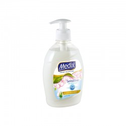 Medix Течен сапун Cream Collection Sensitive, с помпа, 400 ml, бял - Curățenie și dezinfecție