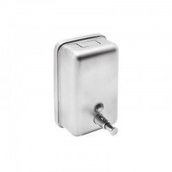 Dayco Диспенсър за течен сапун, вертикален, 13 х 7 х 22 cm, 1 L, инокс - Curățenie și dezinfecție