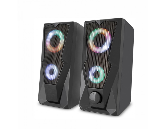 Yenkee Тонколони 2003RGB, USB 2.0, с подсветка