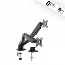 Lumi Стойка за 2 монитора LDT13-C024, 17'' - 32'', черна - Tehnică de birou