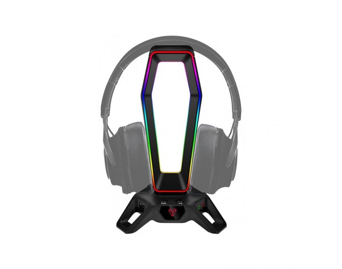 Yenkee USB хъб и стойка за слушалки 3000 Gaming, 3 USB 2.0