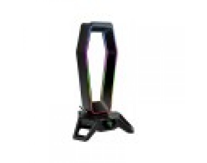 Yenkee USB хъб и стойка за слушалки 3000 Gaming, 3 USB 2.0