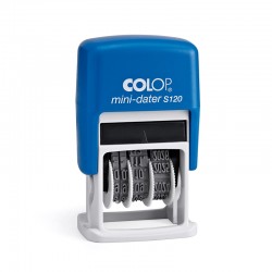 Colop Датник S120/3, с цифри, 4 mm, черен - Papetărie