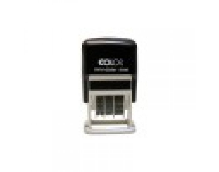 Colop Датник S160/3, с клише и цифри, 4 mm, черен