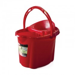 Planet Кофа, пластмасова, овална, с изстисквач, 12 L, червена - Curățenie și dezinfecție