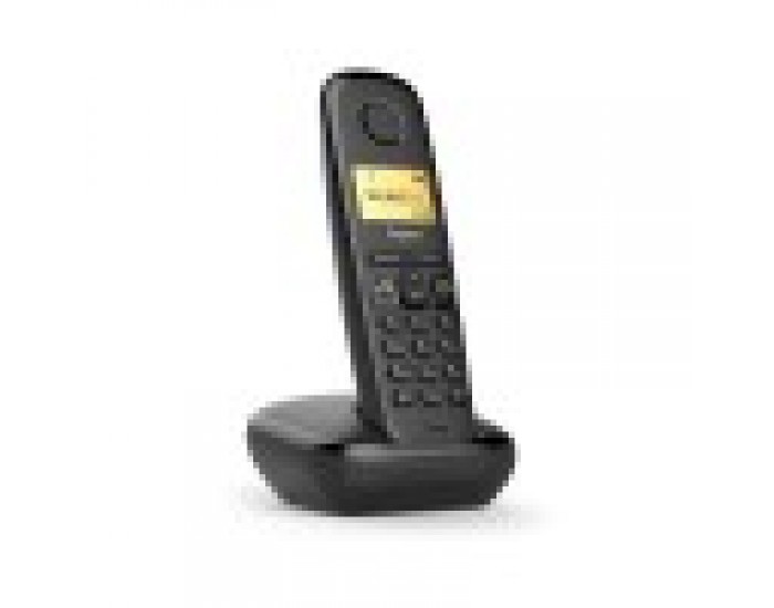 Gigaset DECT телефон A170, безжичен, черен