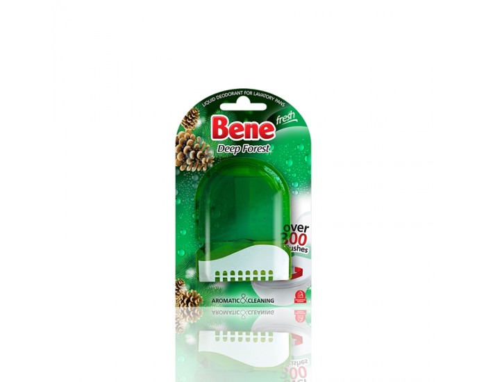 Bene Ароматизатор за тоалетна Deep Forest, течен, 50 ml, тъмнозелен
