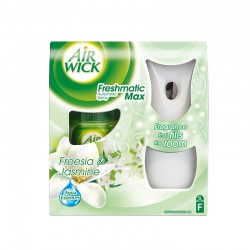 Air Wick Ароматизатор Freshmatic, автоматичен, фрезия и жасмин, с включен пълнител, 250 ml - Curățenie și dezinfecție