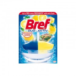 Bref Ароматизатор за тоалетна Duo-Aktiv, течен, лимон, 50 ml - Curățenie și dezinfecție