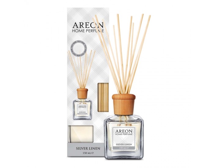 Areon Ароматизатор Home Perfume, пръчици, Silver Linen, 150 ml