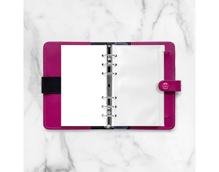 Filofax Плик за органайзер Personal, с цип, прозрачен