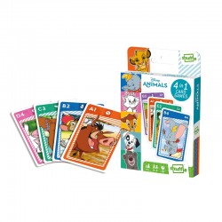 Cartamundi Карти за игра Disney, животни, 4 в 1 - Cameră copii