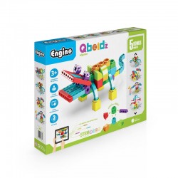 Engino Конструктор Qboidz - Aлигатор, 5 в 1 - Engino