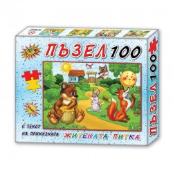 Пъзел с приказка Житената питка, 100 части - Puzzle-uri și jocuri