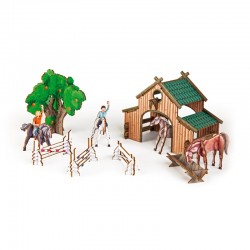 Gespaensterwald 3D пъзел Коне - Cameră copii