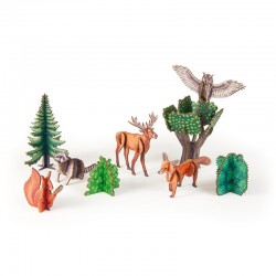Gespaensterwald 3D пъзел Горски животни - Cameră copii