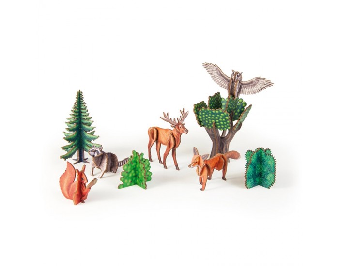Gespaensterwald 3D пъзел Горски животни