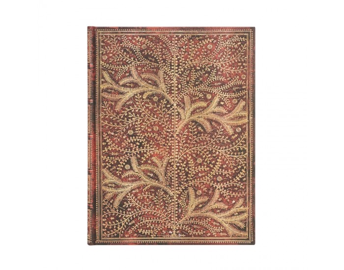 Paperblanks Тефтер Wildwood, 180 х 230 mm, широки редове, твърда корица, 72 листа