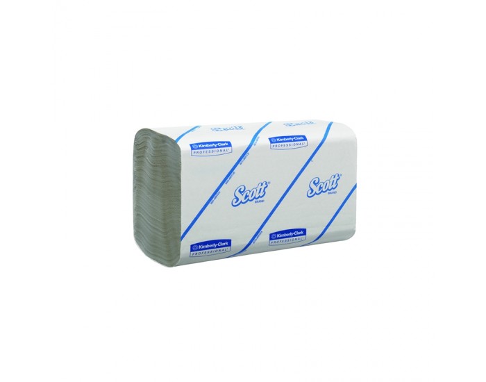 Kimberly-Clark Кърпи за ръце Scott Control 6689, V-сгъвка, еднопластови, 304 къса, 21.2 х 20 cm, 15 броя