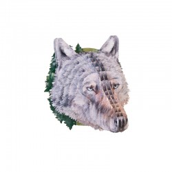 Gespaensterwald 3D глава на вълк - Cameră copii