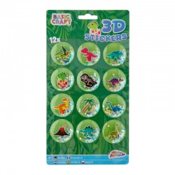 Grafix 3D Стикери с брокат, 12 броя, зелени - Comparare produse