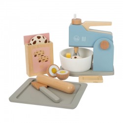 Small Foot Миксер Tasty, с аксесоари, дървен, 19 х 12 х 20 cm - Small Foot