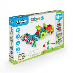 Engino Конструктор Qboidz - Селскостопански трактор, 10 в 1 - Engino