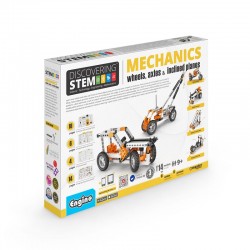 Engino Конструктор STEM Mechanics - Колела, оси, наклони, равнини - Engino