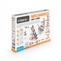 Engino Конструктор STEM Mechanics - Манивели и зъбци - Engino